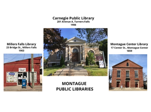 The Montague Public Libraries will be open with regular hours starting Monday, June 14.